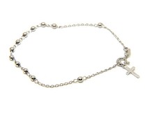 bracciale rosario argento 925