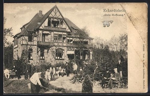 Cartolina eckardtsheim casa - eckardtsheim,,