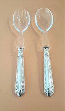 Forchetta e cucchiaio insalata Impero in Argento 800   art  4854