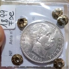 2 Lire 1899 FDC Umberto I  Sigillata Felsinea Chiedi Sconto 