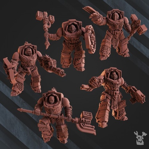 Set volcano armor - di, squad
