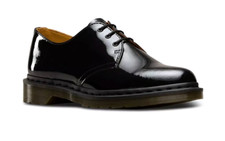 Dr Martens x Beams 1461 scarpa elegante Oxford stringata uomo US 5 nera vernice lamper