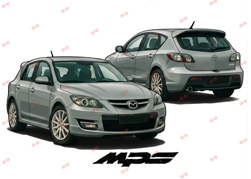 Mazda mps bk3p cuadro - mazda, 3