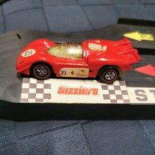 Hot Wheels, Ferrari 21, Redlines Sizzler 1970 Mexico, telaio mai usato