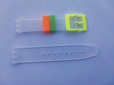 SWATCH STRAP x CHRONO JELLY STAG - SCK104 - 1993 NEW TOTAL TRASPARENT NUOVO RARE