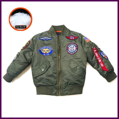 Giacca bomber topgun patch - giacca,