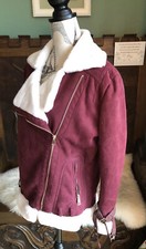 QED London Ruby Red Faux Suede