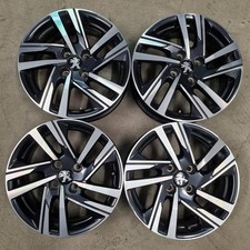 4 cerchi lega peugeot 208 (p21) "soho" r16 antracite lucido diamantato lt004245