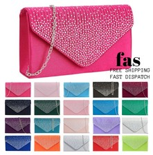 Pochette donna raso diamante