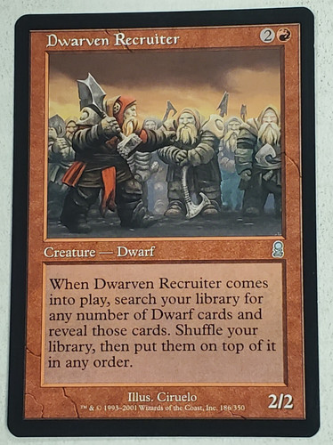 Dwarven recruiter odyssey - recruiter,