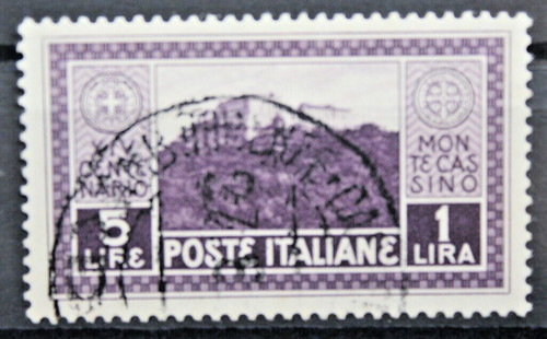 Italia regno 1929 - 1929, montecassino