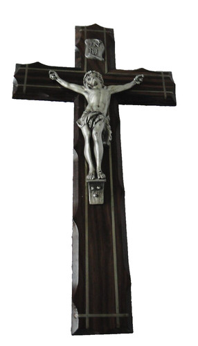 Crucifisso inri legno - crucifisso,