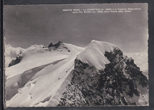 Cartolina monte rosa - cartolina, lo