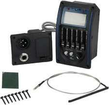 Prener LC5 Un 5 Bande Pickup per Chitarra Acustica Preamplificatore EQ LCD Tuner