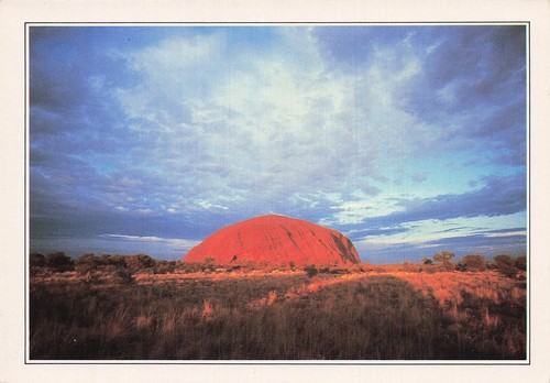 Australie uluru monolithe d - le,