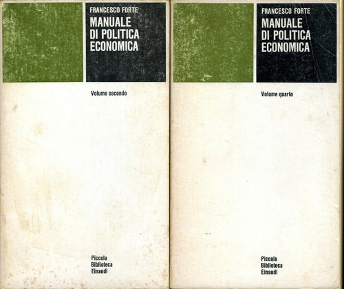 Manuale politica economica - manuale, di