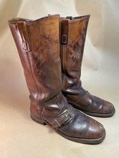 Stivali in pelle vintage anni 60-70