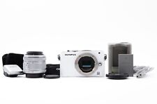 Olympus Pen Lite E-PL3 12,3 megapixel fotocamera bianca con obiettivo 14-42 mm [Ecc+++] Giappone #A735