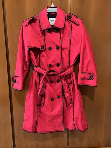 Trench donna moschino rosso - trench,