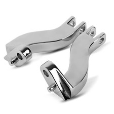 Supporto Pedane passeggero per Harley-Davidson Touring 96-23 cromo