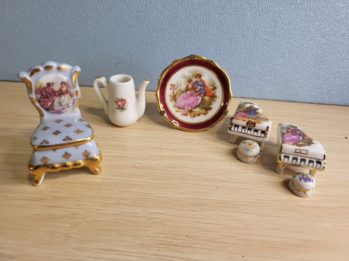 Limoges miniatures pieces - miniatures,