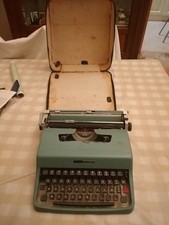 Olivetti Lettera 32 Macchina da scrivere verde  Da Ripulire Vedi Foto E Descrizi