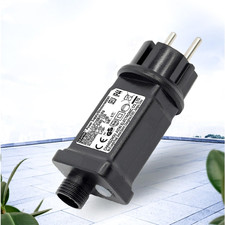 Trasformatore Luci Di Natale 31V 6W Alimentatore, 8 Modalità Presa a Intermitten