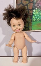 Bambola Baby Face  Galoob "So Happy Heidi" capelli castani Doll Poupee  Vintage