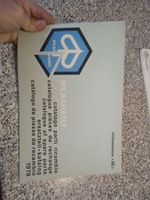 Catalogo Parti Ricambio Piaggio SI Varie Lingue 1979 -- no Ciao Vespa Bravo Ape