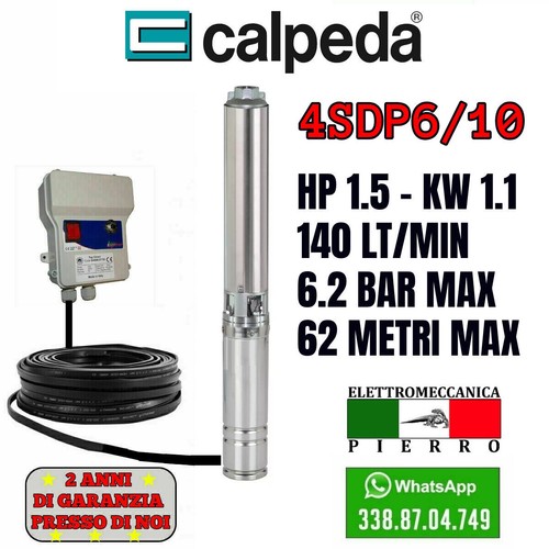 Pompa sommersa pozzi calpeda - pompa,