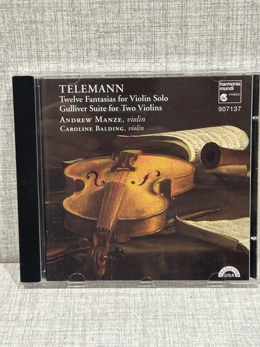 Telemann twelve fantasias - cd,