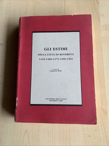 Baldi gli estimi della - -,