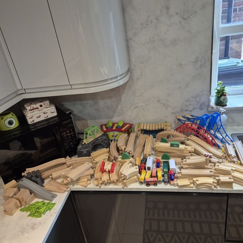 Huge amount wooden - huge, of