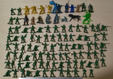 Lotto Soldatini plastica - Militari Americani Marines Indiani - vintage