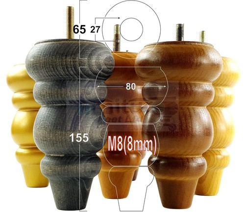 Gambe divano mobili legno - gambe,