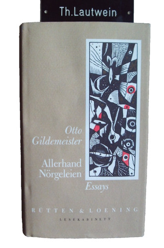 Otto gildemeister allerhand - gildemeister:,
