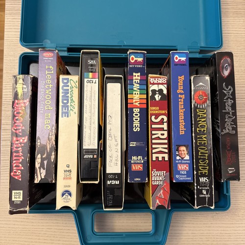 Vhs lot case bloody - lot, (bloody
