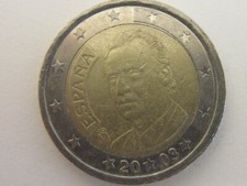 MONETA DA 2 EURO SPAGNA RE JUAN CARLOS 2003 rara