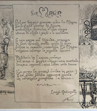 ARTE-ABRUZZO-DE SANCTIS-LA MAGA-ANTICA STAMPA-ILLUSTRAZIONE ABRUZZESE-ANTONELLI