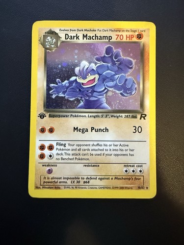Dark machamp team rocket - dark, 10/82