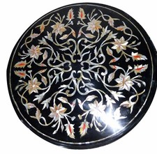 Piano In Marmo 24" Con Inlay