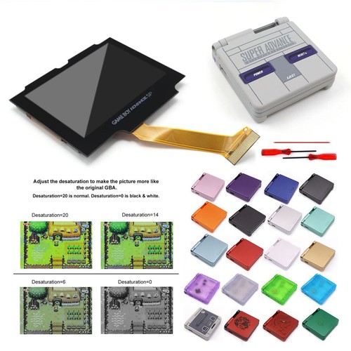 Gameboy advance ips lcd - advance,