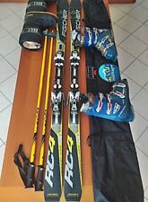 SCI FISCHER RC4 170cm usati + scarponi HEAD EDGE Flex + bastoncini e borsone
