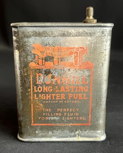 Dunhill lighter fuel can - can, fluid
