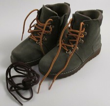 UGG AUSTRALIA - SCARPE BAMBINO TG. 31 SCARPONI SCARPONCINI STIVALI VERDE MUSCHIO