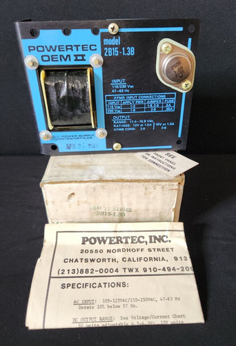 Alimentatore powertec oem - oem, ii