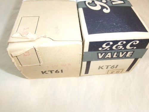 Pair rohre valve kt61 - rohre, osram