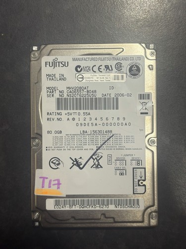 Fujitsu mhv2080at cao6557 - fujitsu, cao6557-b048