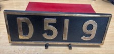 D519 targa locomotiva