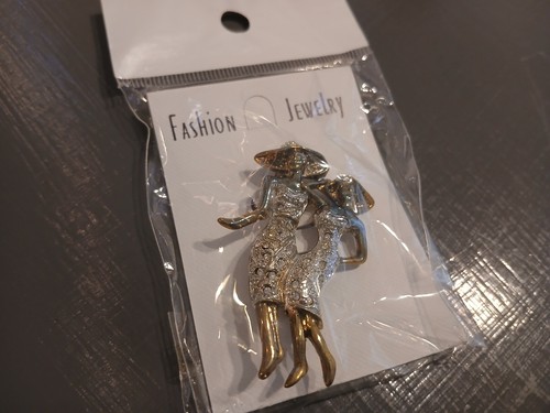 Spilla vintage strass - ,